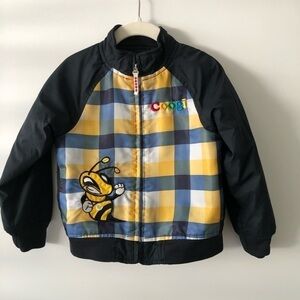 Coogi Plaid Bee Bomber Toddler Jacket 2T